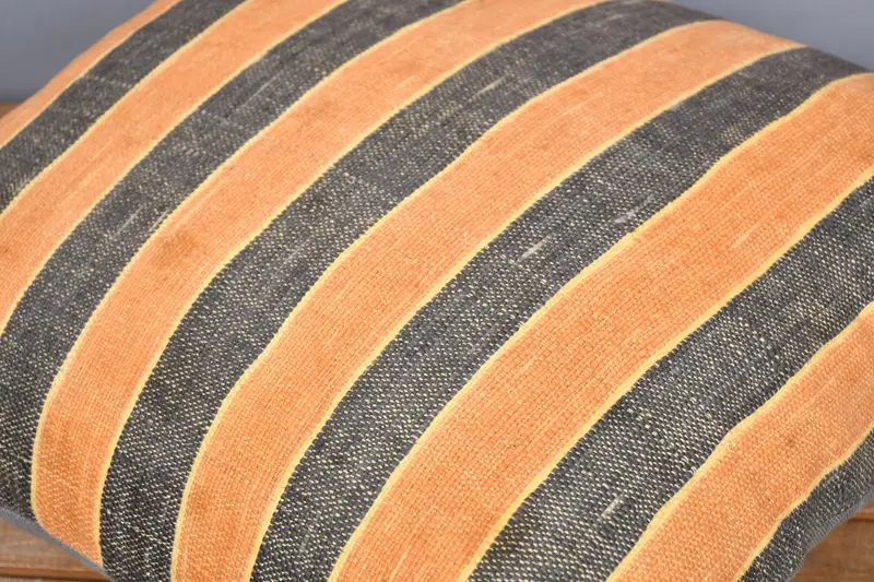 Ottoman Pillow Cover, Personalized Gift Pillow Pillow, Cushion Case, Kilim Cushion Sham, Kilim Pillow, 20x20 Orange Cushion, Turkish Kilim Pillow - 4