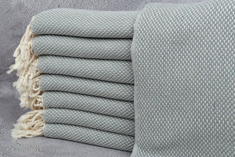 64x38 Cotton Geometric Towel, Customized Towels, Holiday Towel, Handmade Gift, Quick-dry towel, Turkish towel, Authentic Turkish hammam peshtemal - 1
