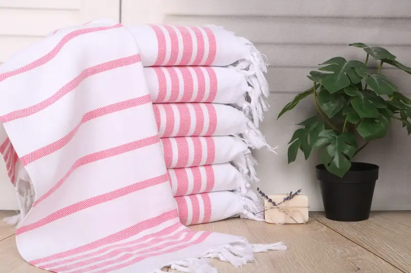 36x24 Cotton Herringbone Towel, Personalized Gift, Turkish Towel Hand Towel, Monogrammed Hand Towel, Valentines Day Gift For Him, Best Friend Gift - 1