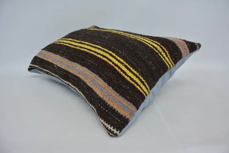 20x28 Brown Pillow, Pet Cushion, Vintage Pillow, Pet Cushion Cover, Boho Pillow Sham Cover, Vintage Kilim Throw Pillow, Cushion - 6
