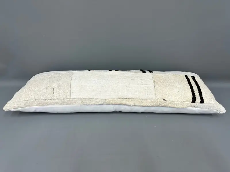 Ethnic Pillow Cover Pillow, Patio Pillow Sham, 16x48 Beige Pillow Sham, Sofa Pillow, Kilim Pillow, Cushion, Turkish Kilim Pillow, Boho Pillow - 7