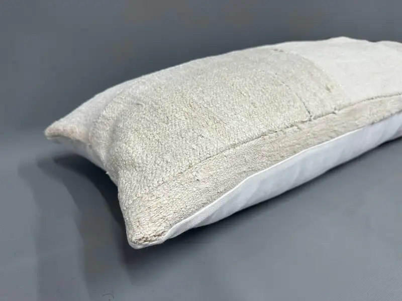 Ethnic Pillow Cover Pillow, Patio Pillow Sham, 16x48 Beige Pillow Sham, Sofa Pillow, Kilim Pillow, Cushion, Turkish Kilim Pillow, Boho Pillow - 6
