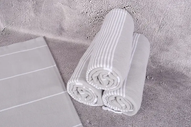 Linda toalla de playa, toalla de baño turco de lujo, regalo de bebé, toalla a rayas de algodón de 70x40, toalla resistente a la arena, regalo mejor amigo, toalla de playa personalizada - 8