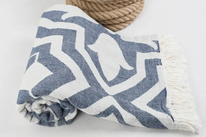 Beach Towel Monogram, Bachelorette Towel, 68x36 Cotton Tulip Patterned Towel, Gift For Best Friend, Soft towel, Absorbent towel, Turkish Towel USA - 8
