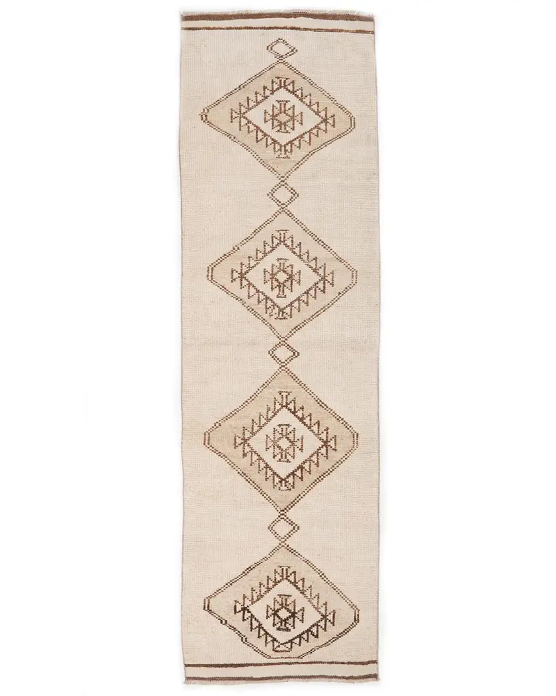 エレガントなベージュのラグ、3x10.5フィートのソリッドコンフォート