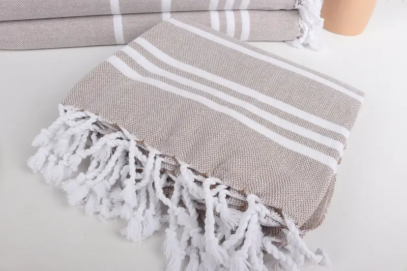 Bachelor Party Favors, 70x40 Cotton Striped Towel, Bridesmaid Gifts, Personalized Beach Towel, Travel towel, Bachelorette Towel, Christmas Gift - 5
