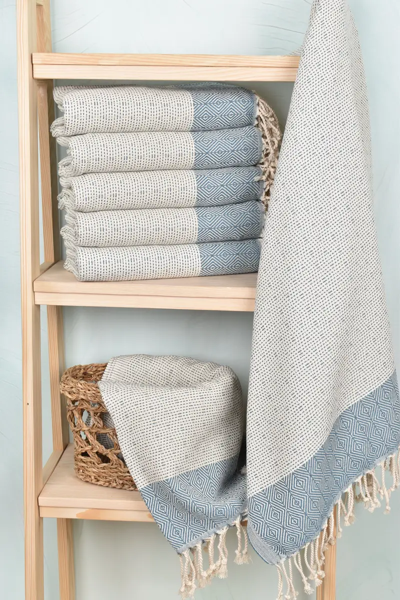 Organic towel, Personalized Wedding Gift, Custom Bath Towel, 70x40 Cotton Diamond Towel, Bachelor Party Favors, Turkish towel, Wedding Towel - 3