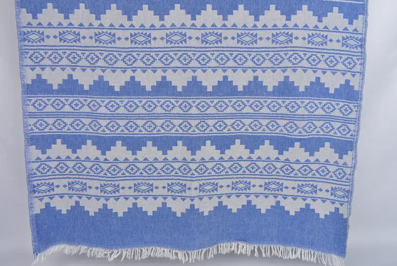 Absorbent Turkish towel, Bridal Shower Favors, Bachelorette Party Gifts, Housewarming Gift, 70x36 Linen Aztec Towel, Yoga Towel, Bridal Shower Favor - 8