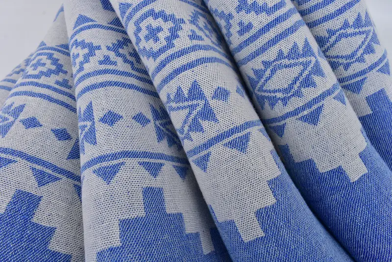 Absorbent Turkish towel, Bridal Shower Favors, Bachelorette Party Gifts, Housewarming Gift, 70x36 Linen Aztec Towel, Yoga Towel, Bridal Shower Favor - 5