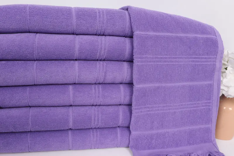Turkish Hand Towel, Gift For The Home, Gift For Best Friend, Personalized Gift, 40x18 Cotton Striped Terry Towel, Personalized Kitchen Towel - 2