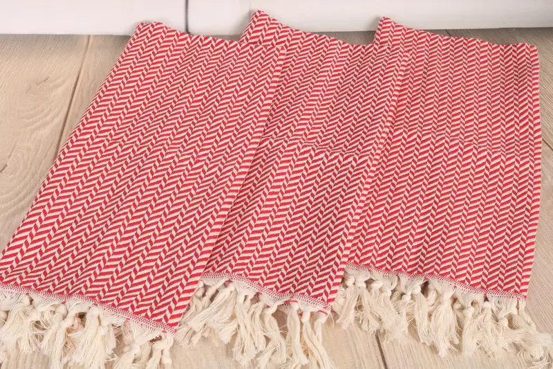 36x18 Cotton Chevron Towel, Custom Name Towel, Gift For Best Friend, Gift For Him, Custom Hand Towel, Turkish Towel Hand Towel, Personalized Gift - 6