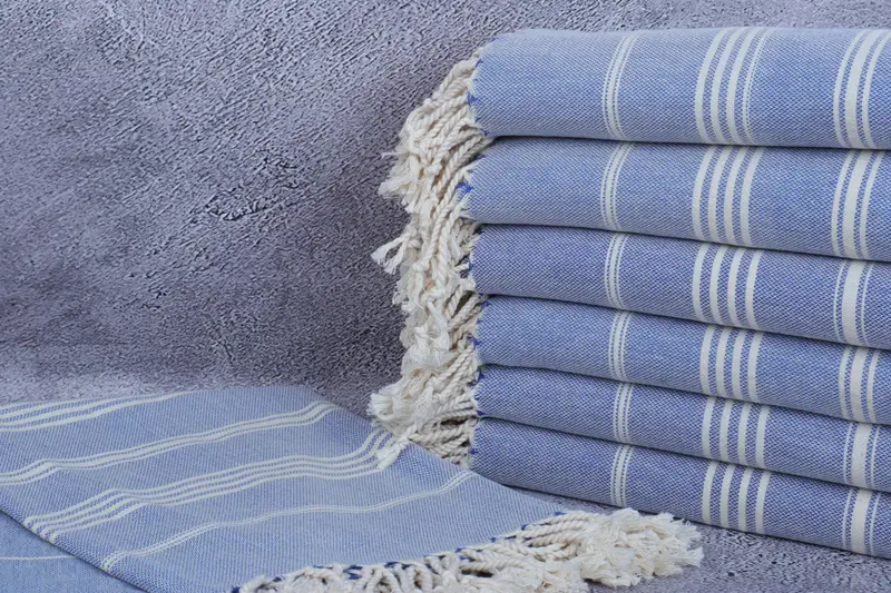 Turkish beach towel, Florida Bachelorette Party Favors, Valentines Day Gift, Bridal Shower Favors, Beach Towel Bulk, 70x40 Cotton Striped Towel - 2
