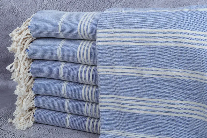 Turkish beach towel, Florida Bachelorette Party Favors, Valentines Day Gift, Bridal Shower Favors, Beach Towel Bulk, 70x40 Cotton Striped Towel - 1