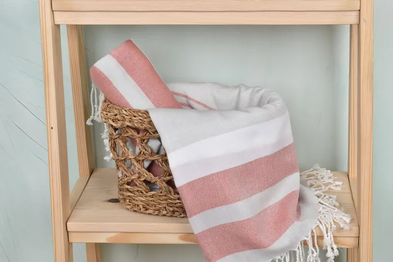 Valentines Day Gift For Him, Beach Size Towel, Personalized Wedding Gift, 70x40 Cotton Striped Towel, Custom Wedding Gifts, Monogram Beach Towel - 4