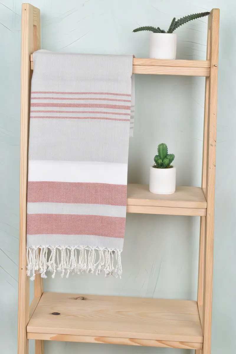 Valentines Day Gift For Him, Beach Size Towel, Personalized Wedding Gift, 70x40 Cotton Striped Towel, Custom Wedding Gifts, Monogram Beach Towel - 8