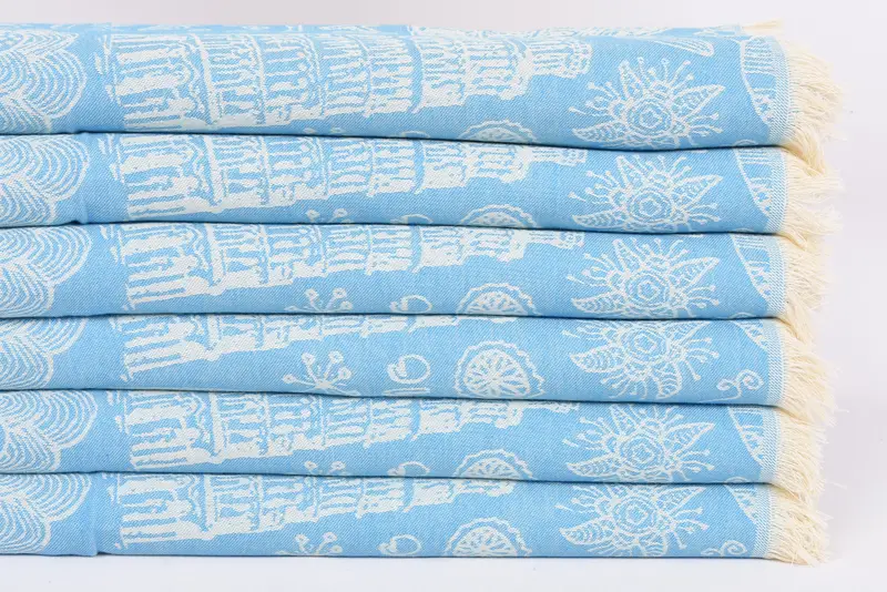 Embroidery Towel, 28x20 Cotton Italian Symbols Design Towel, Personalized Hand Towel, Bridesmaid Proposal Gift, Turkish Tea Towel, Small Bath Towels - 4
