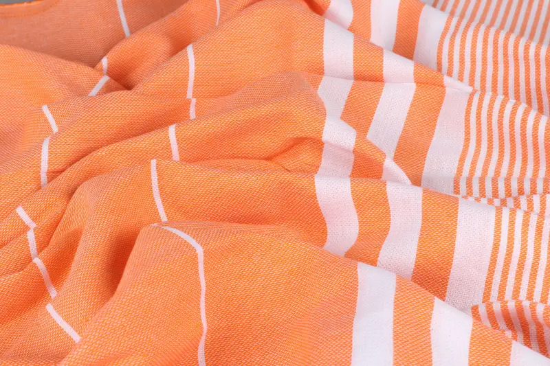 Personalized Gifts, Beach towel, Turkish fouta towel for outdoor use, Quick-dry peshtemal, Valentines Day Gift Idea, 70x40 Cotton Striped Towel - 8