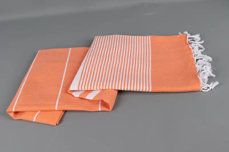 Personalized Gifts, Beach towel, Turkish fouta towel for outdoor use, Quick-dry peshtemal, Valentines Day Gift Idea, 70x40 Cotton Striped Towel - 7
