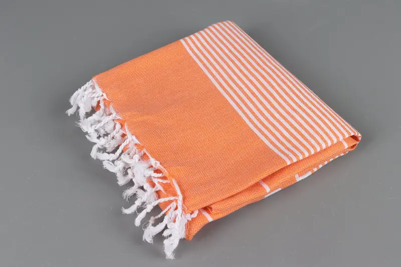 Personalized Gifts, Beach towel, Turkish fouta towel for outdoor use, Quick-dry peshtemal, Valentines Day Gift Idea, 70x40 Cotton Striped Towel - 6