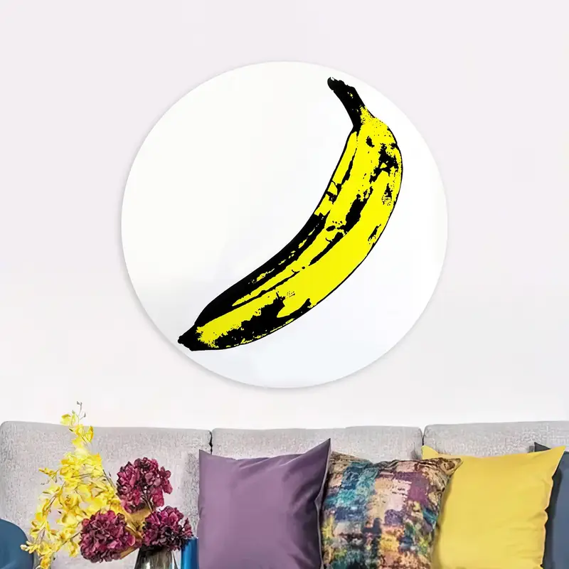 Modern Abstract Banana Canvas Print - Trendy, Contemporary Art