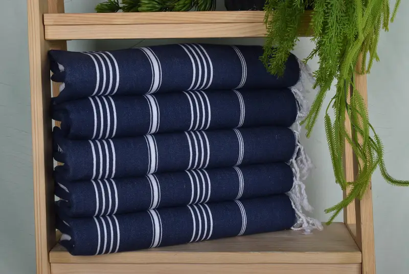 Bulk Order Towel, Beach Theme Wedding Gift, Custom Gift, Peshtemal, 70x40 Cotton Striped Towel, Monogrammed Beach Towel, Turkish bath towel - 1
