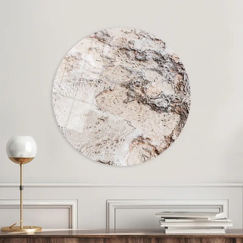 現代的なロフト用のエレガントなベージュの自然風景プリントキャンバス