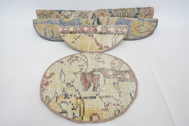 ボヘミアン ベージュ & ブロンズ 30x30 インチ プレースマット、多用途ウエスタン & カウボーイ スタイル プレースマット