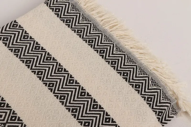 Unique Wedding Gift, Large Turkish Towel, Quick-dry peshtemal, Beach Towel Gift, 70x40 Cotton Diamond Towel, Bachelorette Favor, Beach Wedding Favor - 6