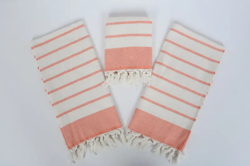 Brautduschengeschäfte, kleine Badetücher, 36x18 Baumwollstreifenhandtuch, Hauswärmegeschenk, türkisches Handtuch Handtuch, Monogrammhandtücher, Brautjungferngeschenke - 6