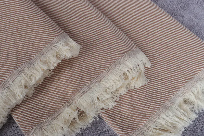 70x36 Cotton Striped Towel, Thin towel, Lightweight Turkish towel, Scarf Towel, Bachelor Party Gifts, Quick-Dry Beach Towel, Turkish Bath Towel USA - 5