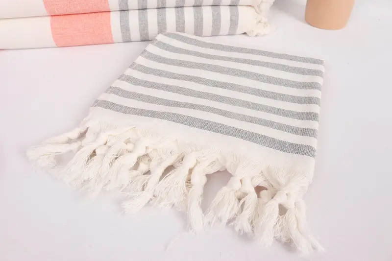 Monogram Hand Towel, Beach Wedding Favor, Gifts For Him, 36x18 Cotton Striped Terry Towel, Embroidery Towels, Kitchen Towel, Personalized Hand Towel - 5