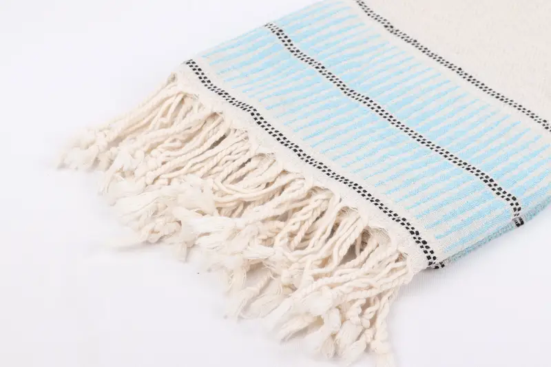 Gift Towel, 70x40 Linen Striped Towel, Oversized Beach Towel, Personalized Bridesmaid Gift, Lightweight Turkish towel, Bachelorette Party Gift - 7