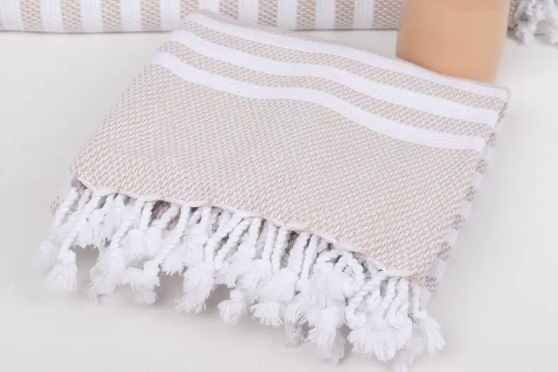 Summer Towel, Custom Wedding Gifts, Large Turkish Towel, Valentines Day Gift For Him, Scarf Towel, 68x40 Cotton Striped Towel, Organic Turkish towel - 5