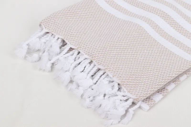 Summer Towel, Custom Wedding Gifts, Large Turkish Towel, Valentines Day Gift For Him, Scarf Towel, 68x40 Cotton Striped Towel, Organic Turkish towel - 7