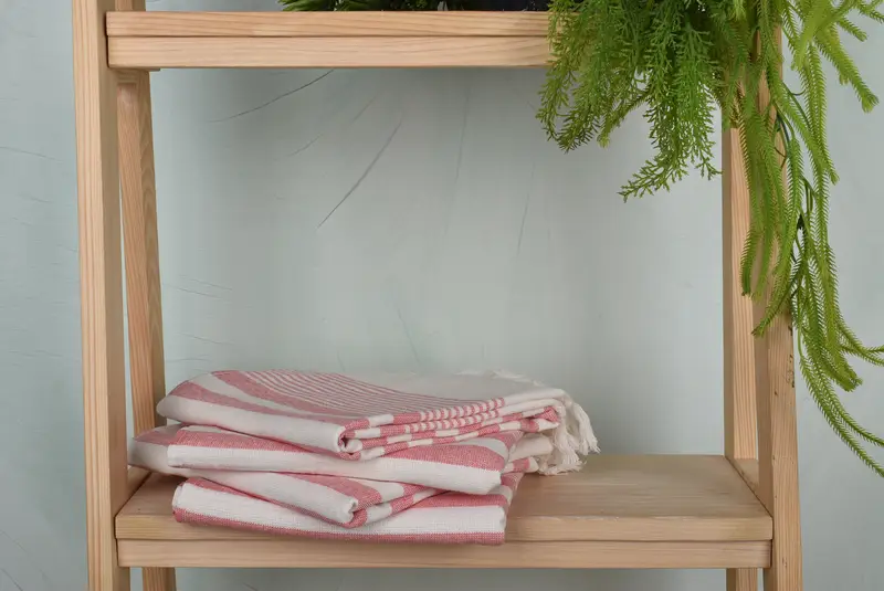 Merry Christmas Gifts, Bridal Shower Favors, Wedding Favors, 36x18 Cotton Striped Terry Towel, Spa Towel, Turkish Hand Towel, Small Bath Towels - 7