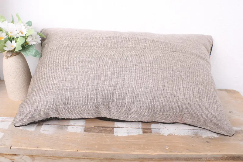 Bolster Cushion Cover, Turkish Kilim Pillow, Aesthetic Pillow, 12x20 Pink Cushion Cover, Home Decor Pillow, Pillow for Couch, Cushion Case - 7