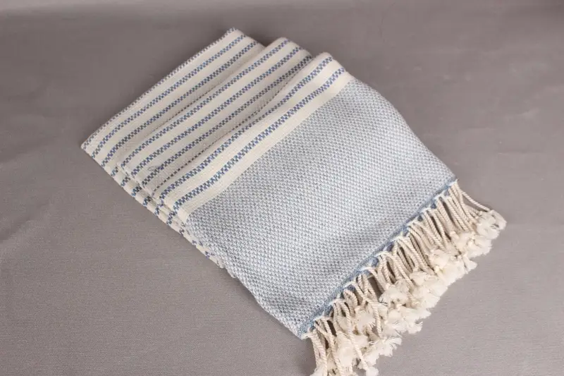 Beach Size Towel, Bridal Party Gifts, Turkish hand towel, Bachelorette Party Gifts Bridesmaids, 76x40 Cotton Striped Towel, Bridesmaid Gift Towel - 7