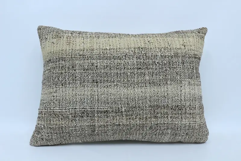Nautical Throw Cushion Cover, 20x28 Brown Cushion Cover, Boho Pillow, Vintage Kilim Pillow, Accent Pillow Cover, Cushion Cover, Kilim Pillow - 1