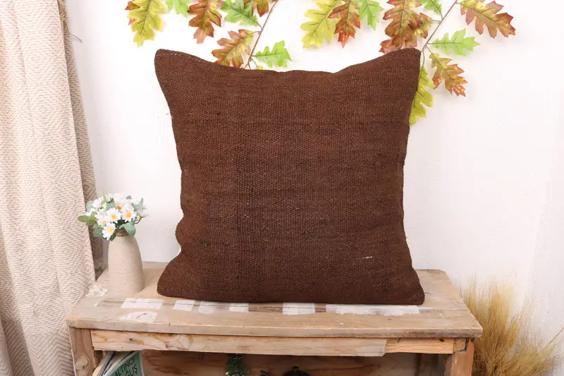 Handgefertigtes südwestliches Kissen, 22x22 Vintage besticktes Kissen