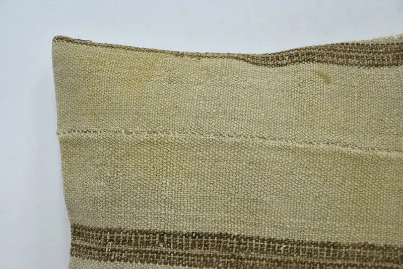 Außenterrassenkissen, 12x12 Beige Kissen, Vintage -Kissen, Boho -Kissenschein -Abdeckung, osmanische Kissenabdeckung, Kissen, Kissen für Couch - 2
