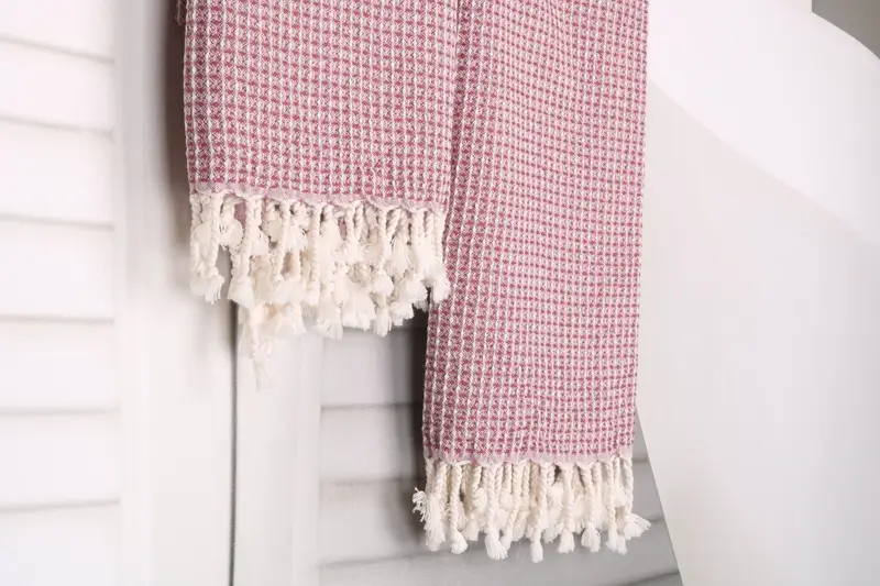 Beach Theme Bachelorette Party Gifts, Bachelorette Party Decorations, Wedding Gift, 68x36 Cotton Waffle Towel, Fouta towel, Bridal Shower Gifts - 8