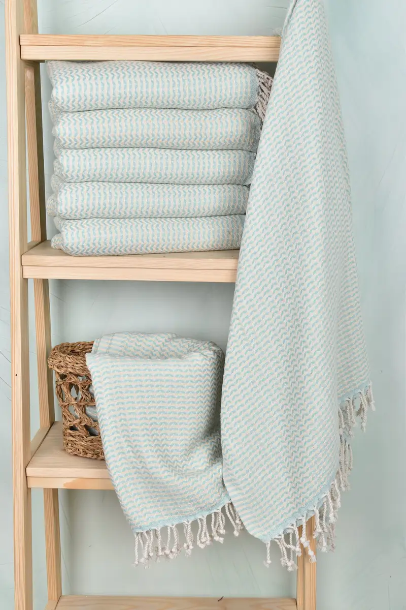 Eco-friendly Turkish peshtemal towel, 70x40 Cotton Diamond Towel, Peshtemal Towel, Personalized Towel, Spa Gift Towel, Spa Gift, Custom Wedding Gift - 3