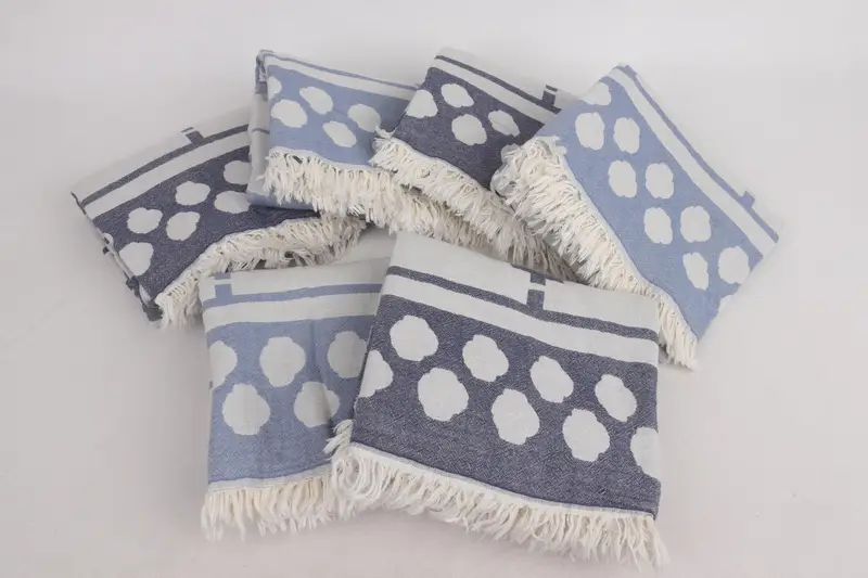 70x36 Cotton Geometric Towel, Quick-dry peshtemal, Soft and absorbent Turkish towel, Personalize Gift, Sand-free towel, Turkish bath towel - 2