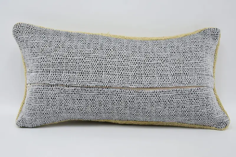 Vintage Kilim Throw Pillow, 8x16 Beige Pillow Case, Traditional Pillow Case, Boho Pillow, Pillow Sham, Christmas Pillow Sham, Turkish Kilim Pillow - 6