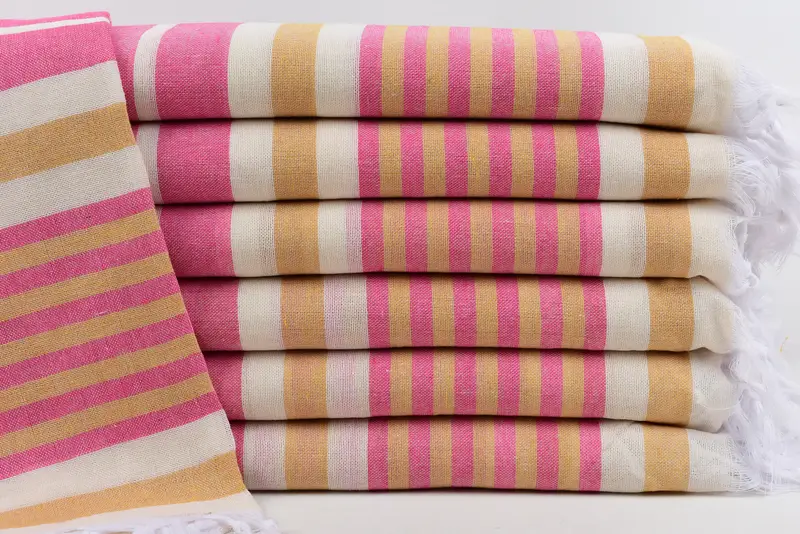 Gift For Him, Holiday Towel, Miami Bachelorette Party Favors, Turkish bath towel, Gift For Best Friend, 68x40 Cotton Striped Towel, Quick-dry towel - 1