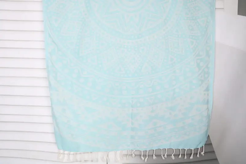 Boyfriend Christmas Gift, 70x40 Cotton Round Pattern Towel, Wedding Favors, Wedding Gift, Embroidered Towel, Handwoven Turkish Towel, Gym Towel - 1