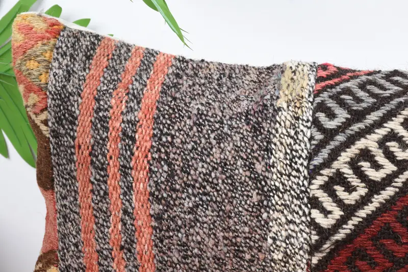 12x36 Rainbow Pillow Sham, Pillow Cover, Vintage Kilim Throw Pillow, Retro Pillow Sham, Turkish Pillow, Pillow for Couch - 2