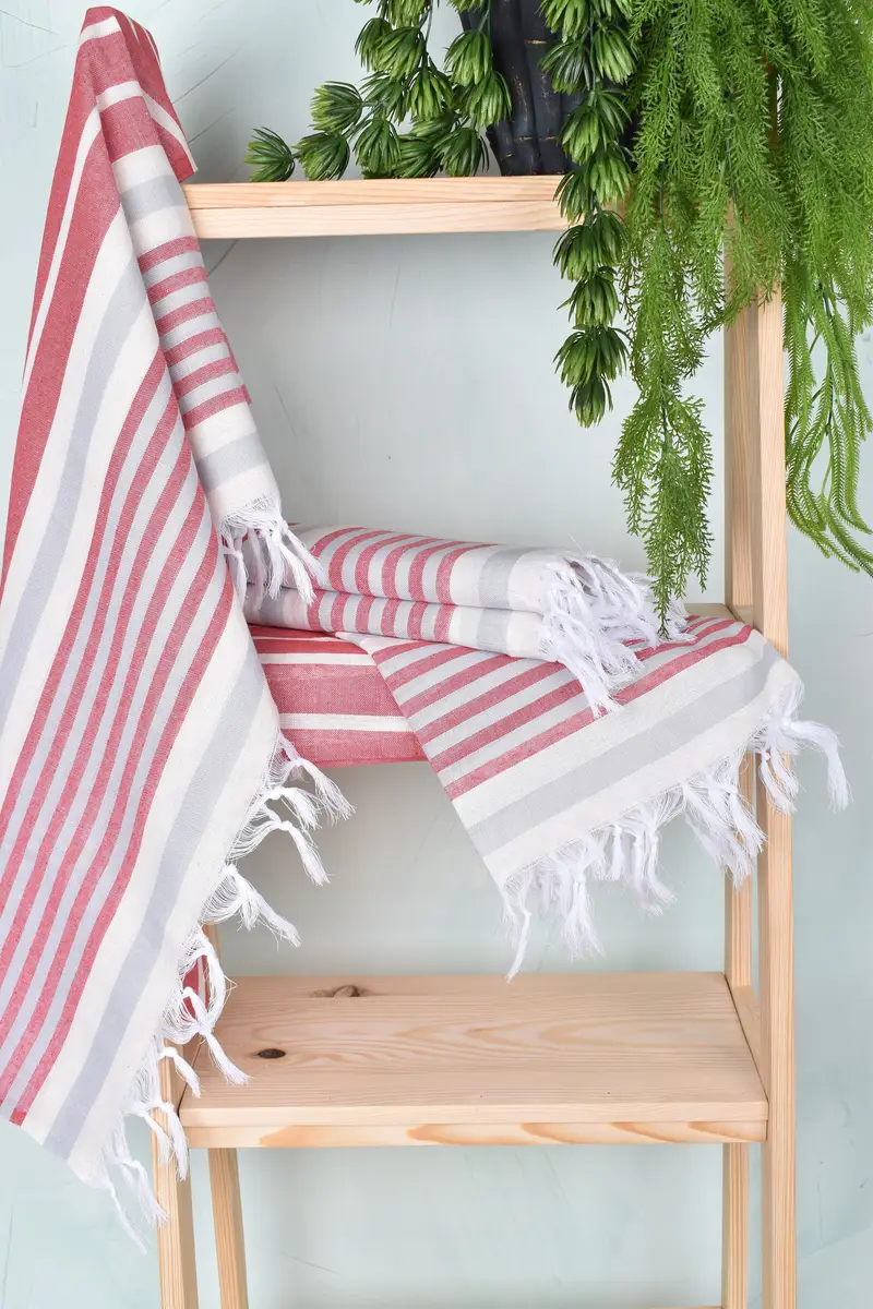 Grandma Gift, Custom Towel, 68x40 Cotton Striped Towel, Beach Towel Gift, Turkish Beach Towel Monogram, Absorbent Turkish towel, Turkish Towel Bulk - 6