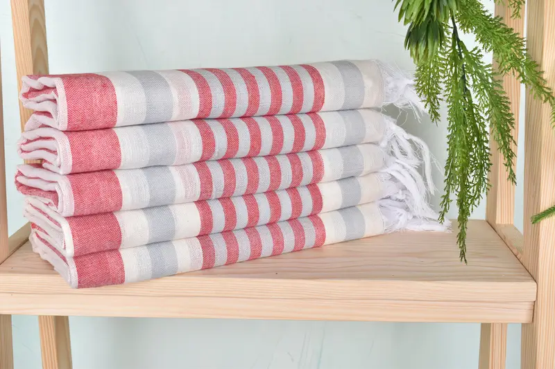 Grandma Gift, Custom Towel, 68x40 Cotton Striped Towel, Beach Towel Gift, Turkish Beach Towel Monogram, Absorbent Turkish towel, Turkish Towel Bulk - 2