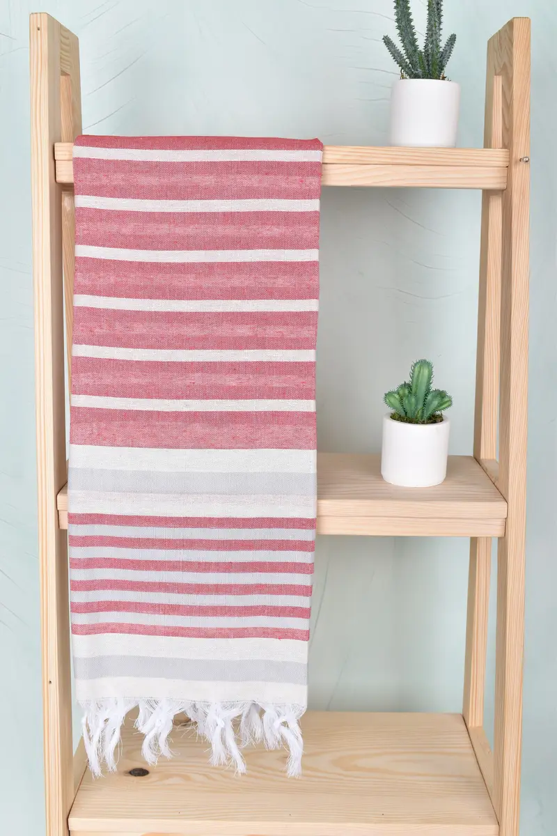 Grandma Gift, Custom Towel, 68x40 Cotton Striped Towel, Beach Towel Gift, Turkish Beach Towel Monogram, Absorbent Turkish towel, Turkish Towel Bulk - 8